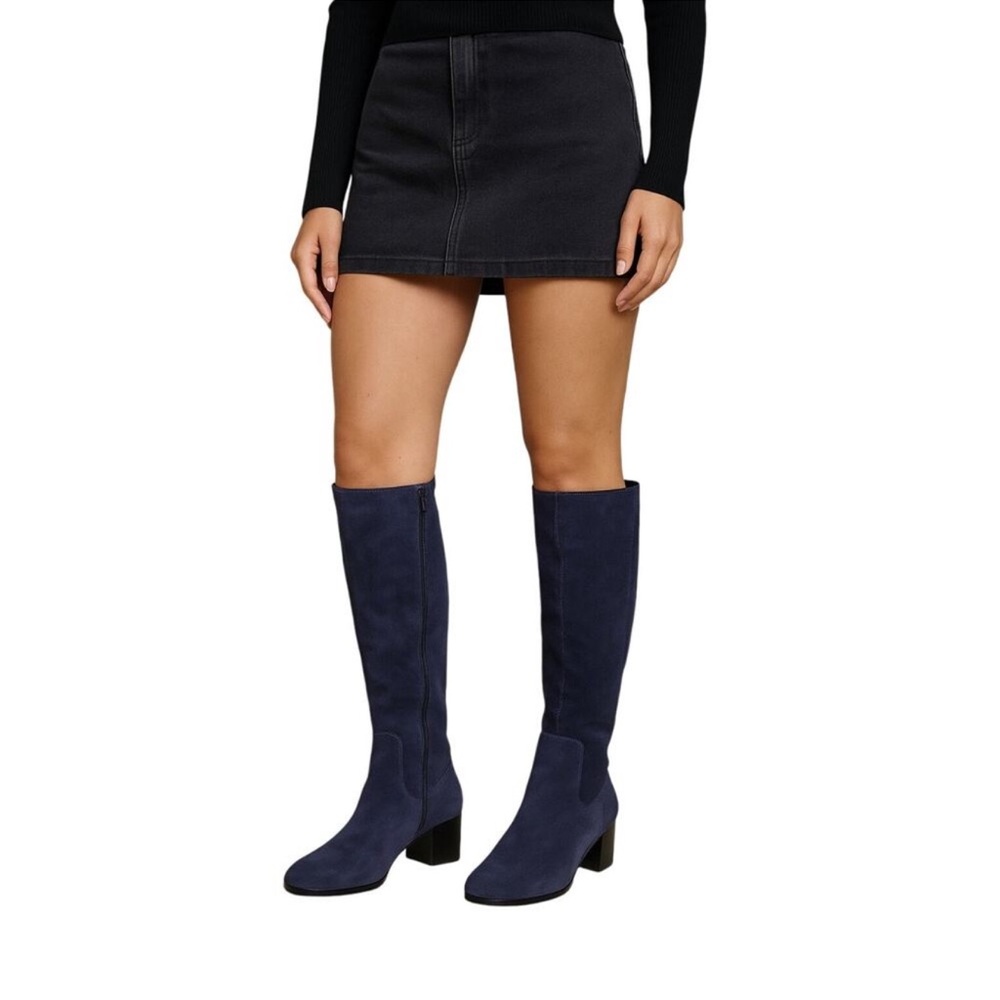 Born Women's Blue Heeled Boots